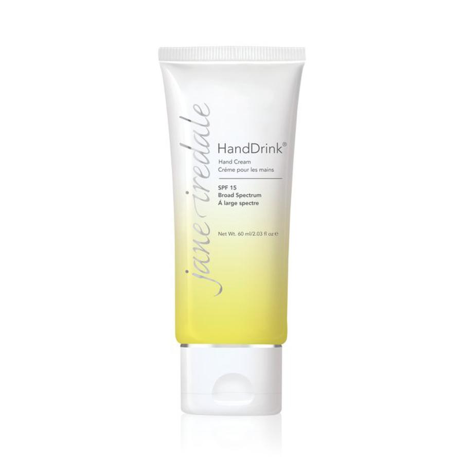 Jane Iredale's old Lemon HandDrink® Hand Cream (SPF 15) packaging