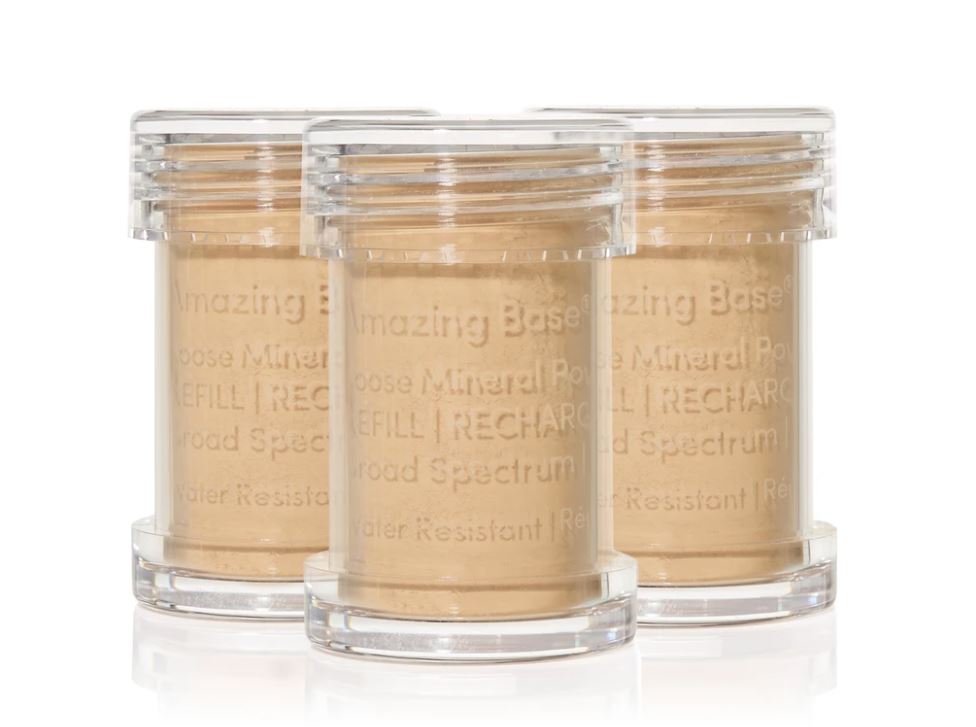Jane Iredale's Amazing Base® Loose Mineral Powder Refill Recharge - 3 refills
