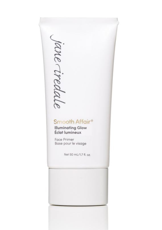 Jane Iredale's Smooth Affair® Illuminating Glow Face Primer for a radiant, soft-focus pearl finish